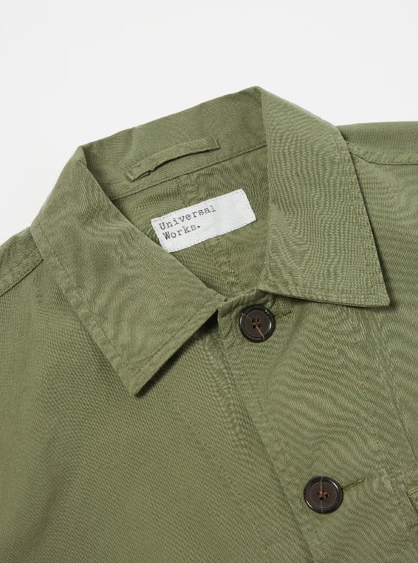 Universal Works Utility Jacket in Birch Summer Canvas