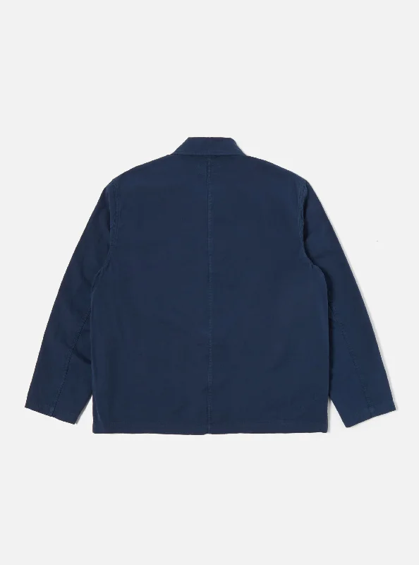 Universal Works Utility Jacket in Navy Summer Canvas