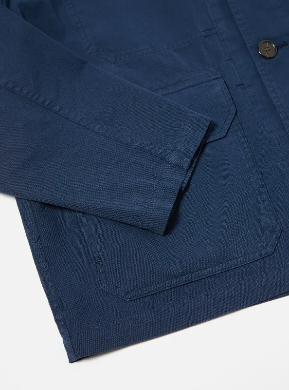 Universal Works Utility Jacket in Navy Summer Canvas