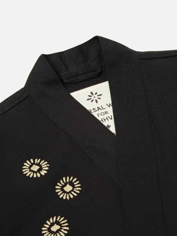 HHV x Universal Works Kyoto Work Jacket in Black Twill