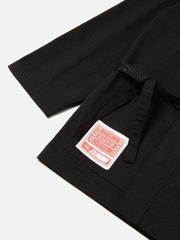 HHV x Universal Works Kyoto Work Jacket in Black Twill