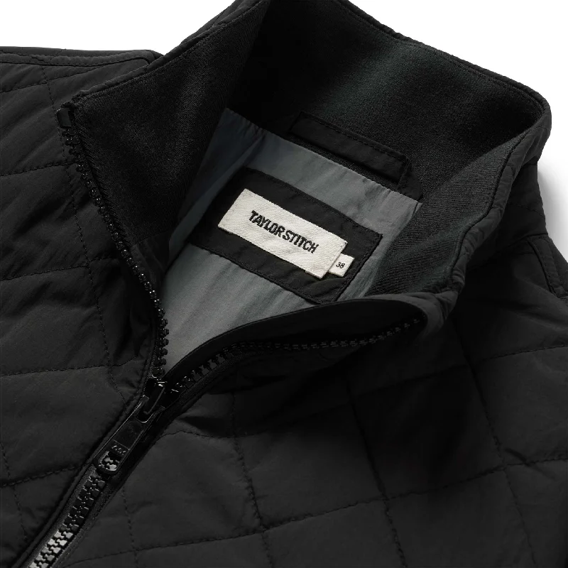 The Vertical Jacket in Black