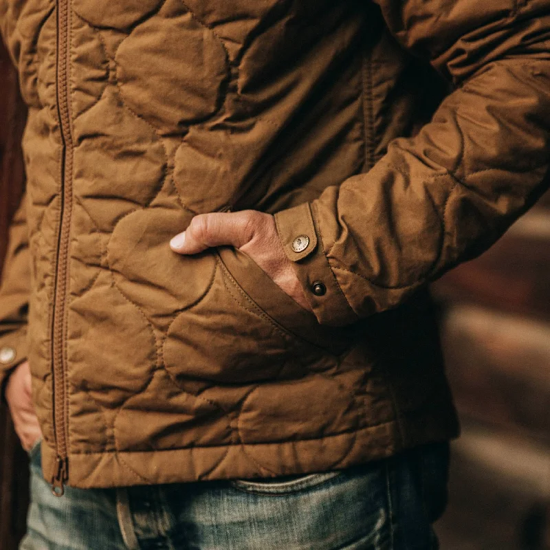 The Vertical Jacket in British Khaki Dry Wax