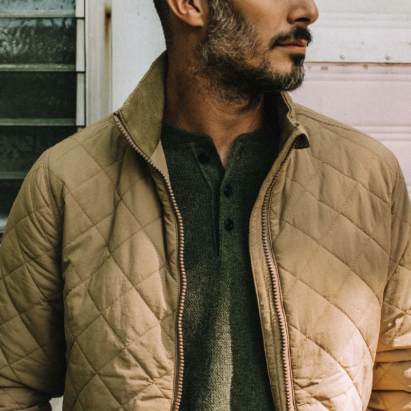 The Vertical Jacket in Khaki