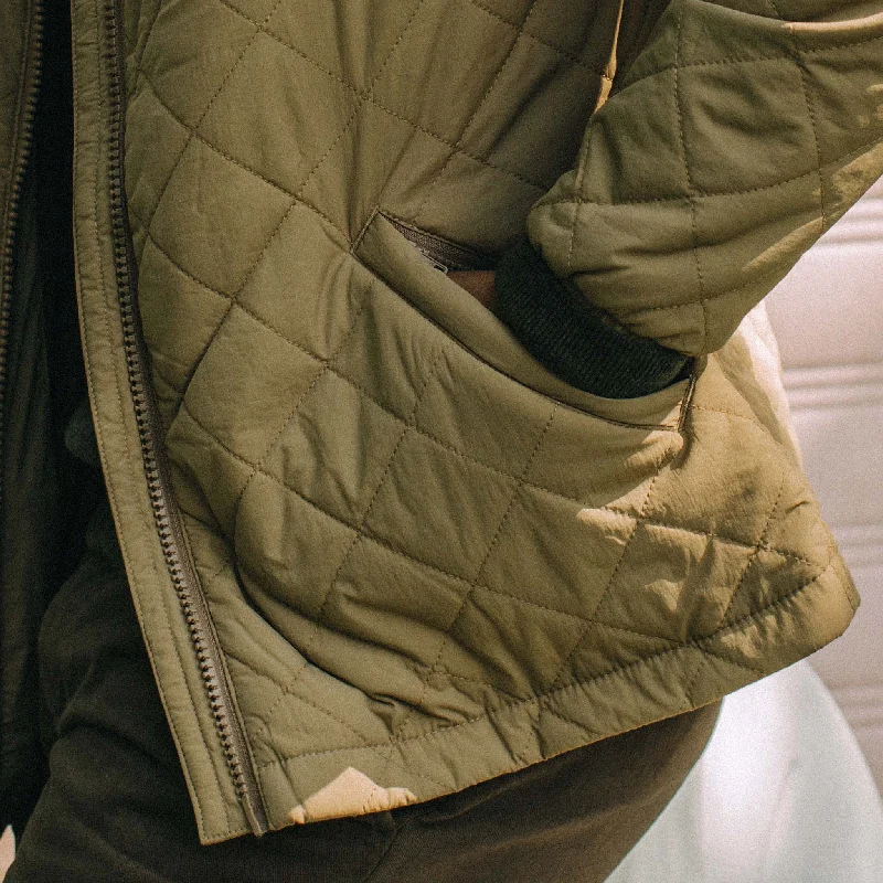 The Vertical Jacket in Khaki