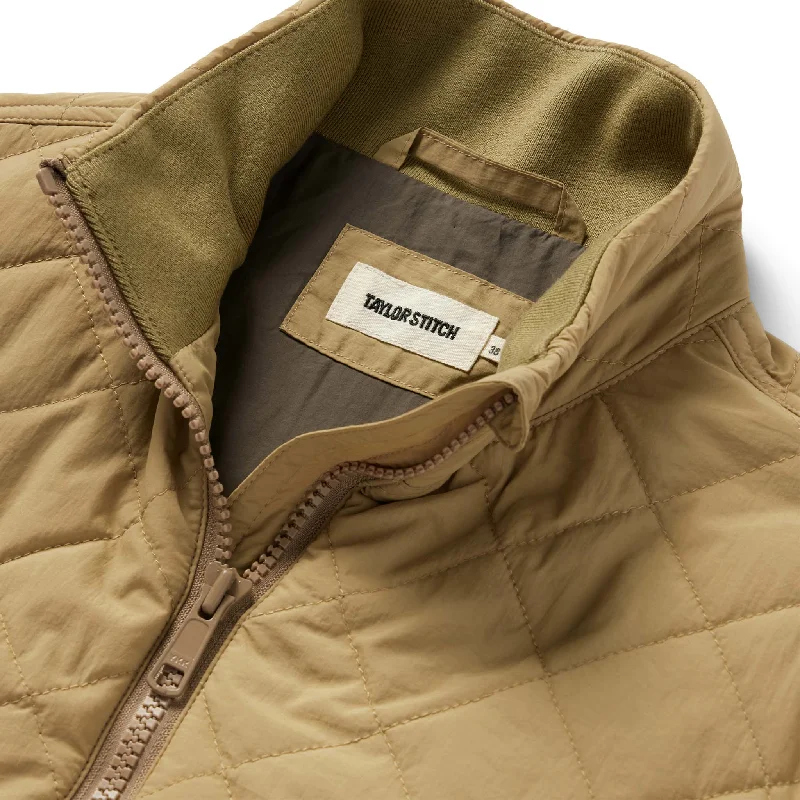 The Vertical Jacket in Khaki