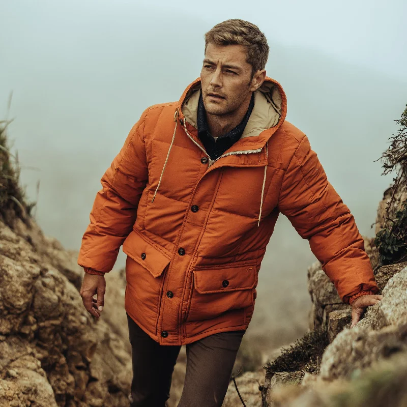 The Whitney Parka in Dusty Orange