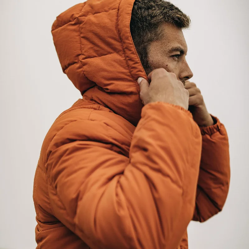 The Whitney Parka in Dusty Orange