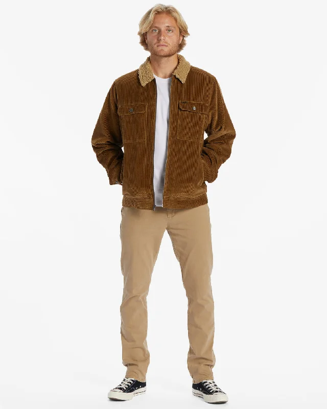 Barlow Cord Sherpa Lined Jacket - Otter