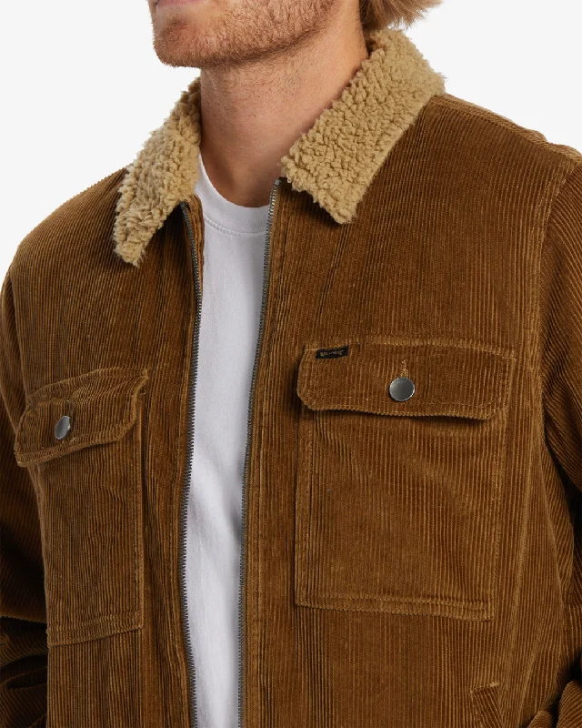 Barlow Cord Sherpa Lined Jacket - Otter