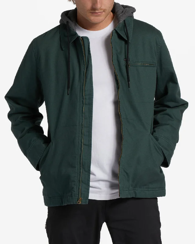 Barlow Hooded Jacket - Dark Forest