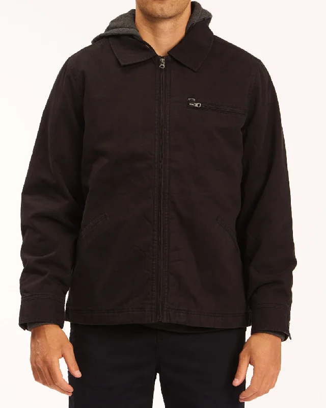 Barlow Hooded Jacket - Black