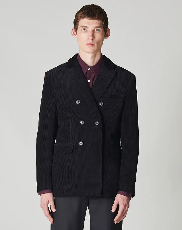 BURROUGHS CORD MEN’S BLAZER | BLACK