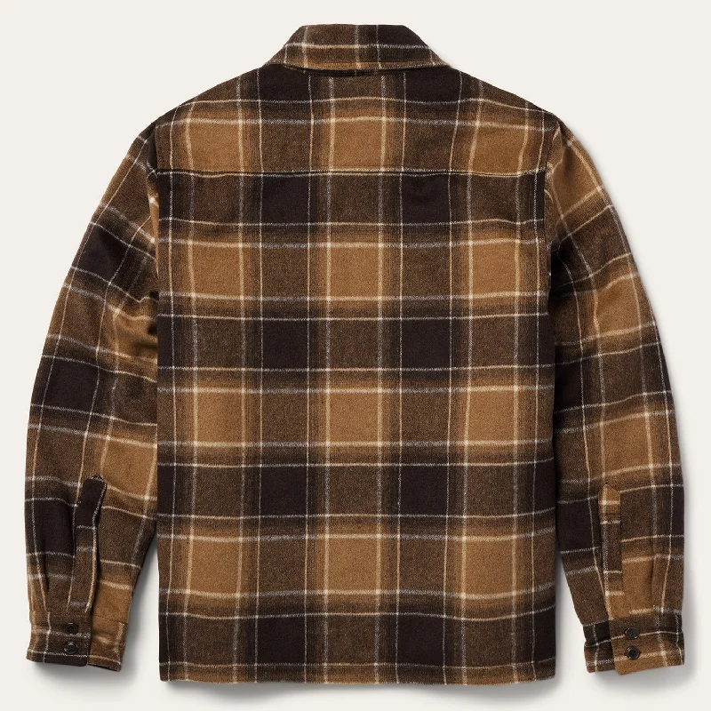 Brown Plaid Western Coat