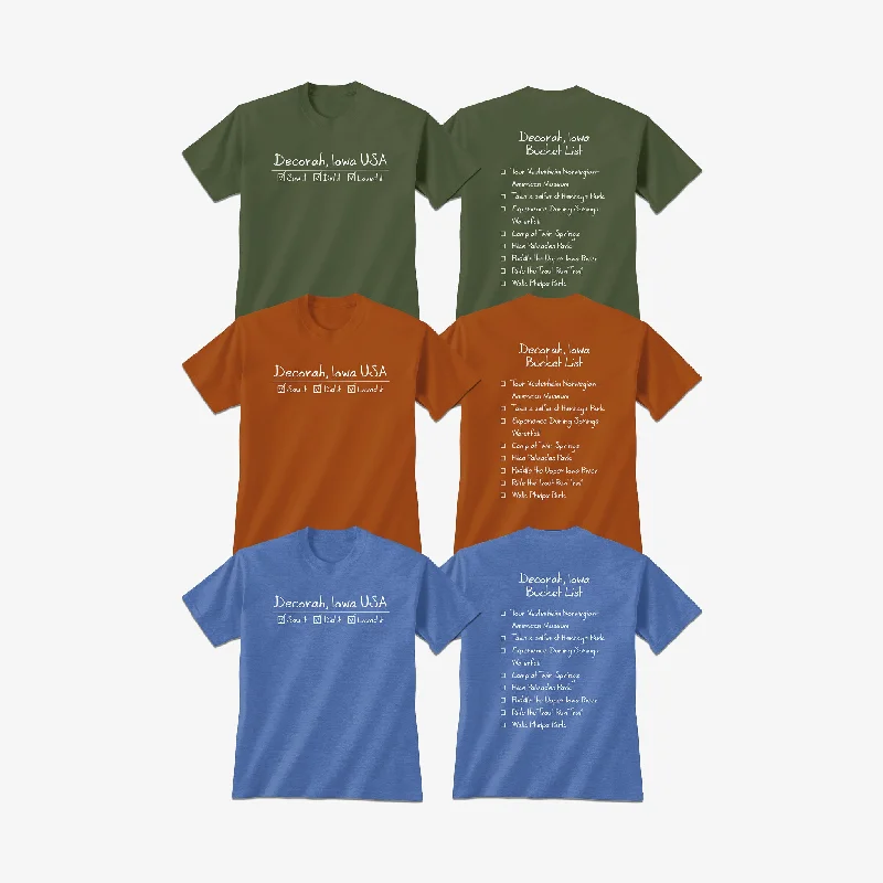 Decorah Bucket List T-Shirt