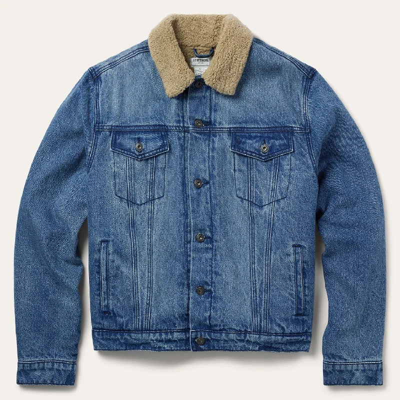 Denim Sherpa Jacket