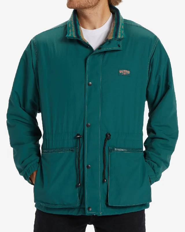 Gnaraloo Reversible Jacket - Deep Teal