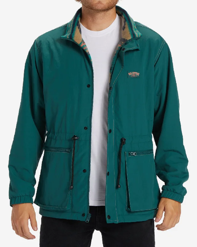 Gnaraloo Reversible Jacket - Deep Teal