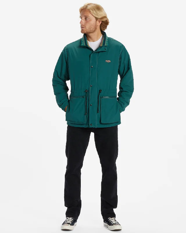 Gnaraloo Reversible Jacket - Deep Teal