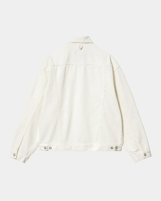 Helston Jacket | White (rinsed)