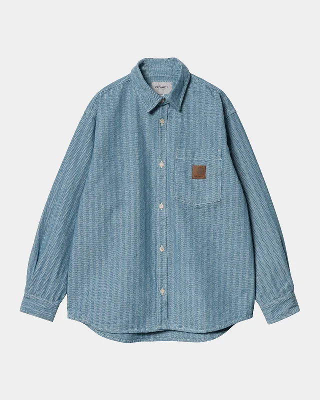 Menard Shirt Jacket | Blue