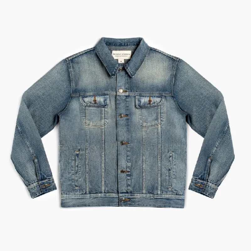 Denim Trucker Jacket | Washed Indigo