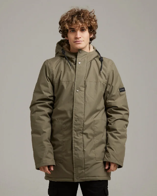 NEVADA MEN'S LONGLINE PARKA | KHAKI