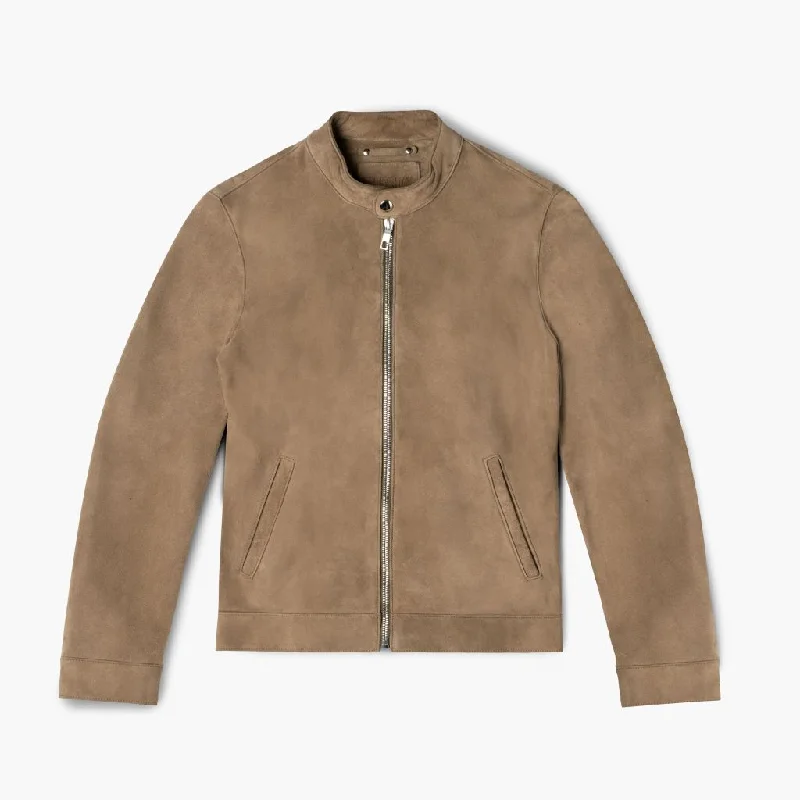 Racer Jacket | Taupe