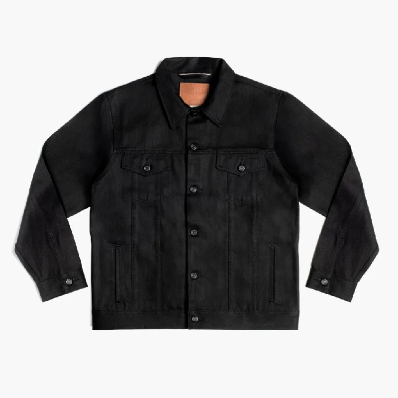 Selvedge Denim Trucker Jacket | Black