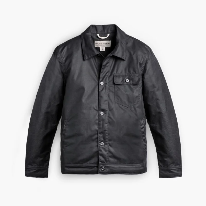 Waxed Canvas Field Jacket | Charcoal