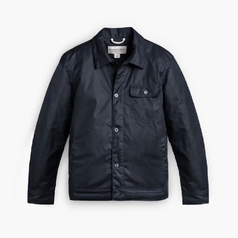 Waxed Canvas Field Jacket | Navy