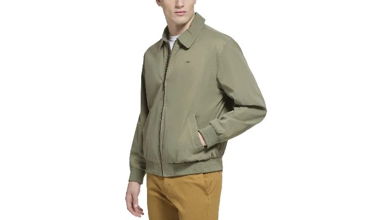 Microtwill Relaxed Bomber Jacket