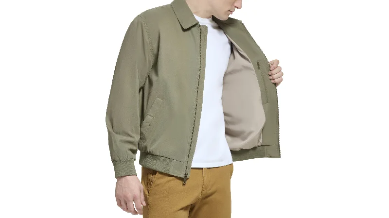 Microtwill Relaxed Bomber Jacket