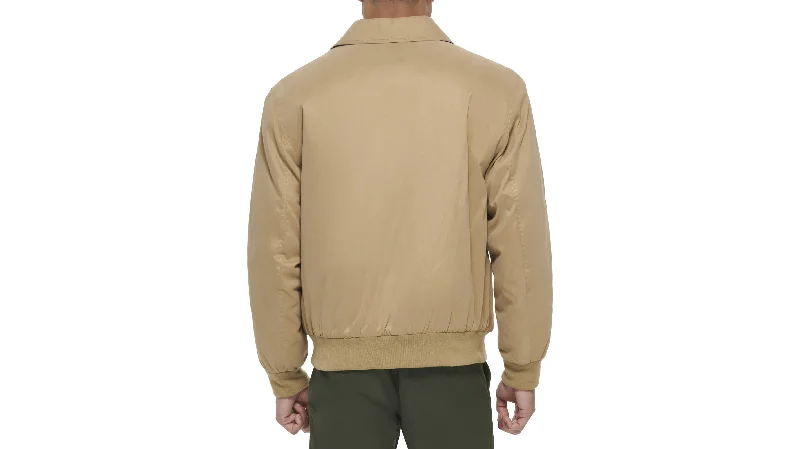 Microtwill Relaxed Laydown Collar Bomber