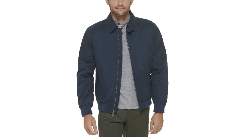 Microtwill Relaxed Laydown Collar Bomber