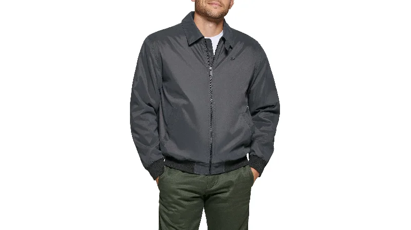 Microtwill Relaxed Laydown Collar Bomber