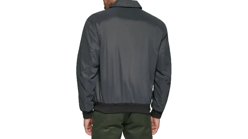 Microtwill Relaxed Laydown Collar Bomber