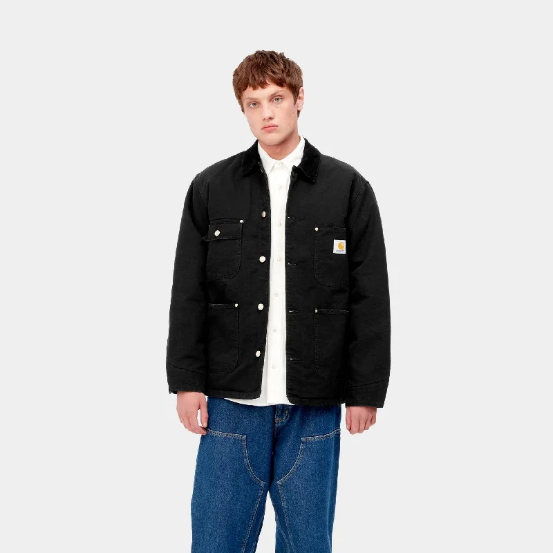 OG Chore Coat (Winter) | Black (aged canvas)