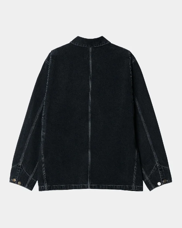 OG Chore Coat (Spring) | Black (heavy stone wash)