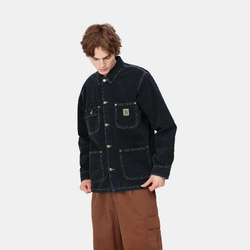 OG Chore Coat (Spring) | Black (heavy stone wash)