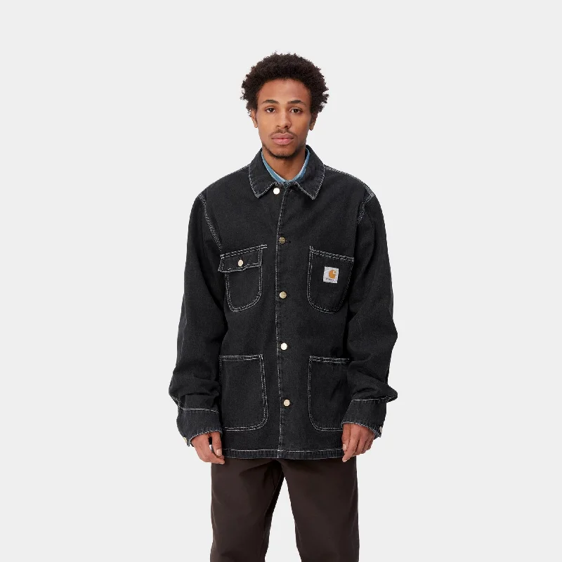 OG Chore Coat (Spring) | Black (stone washed)