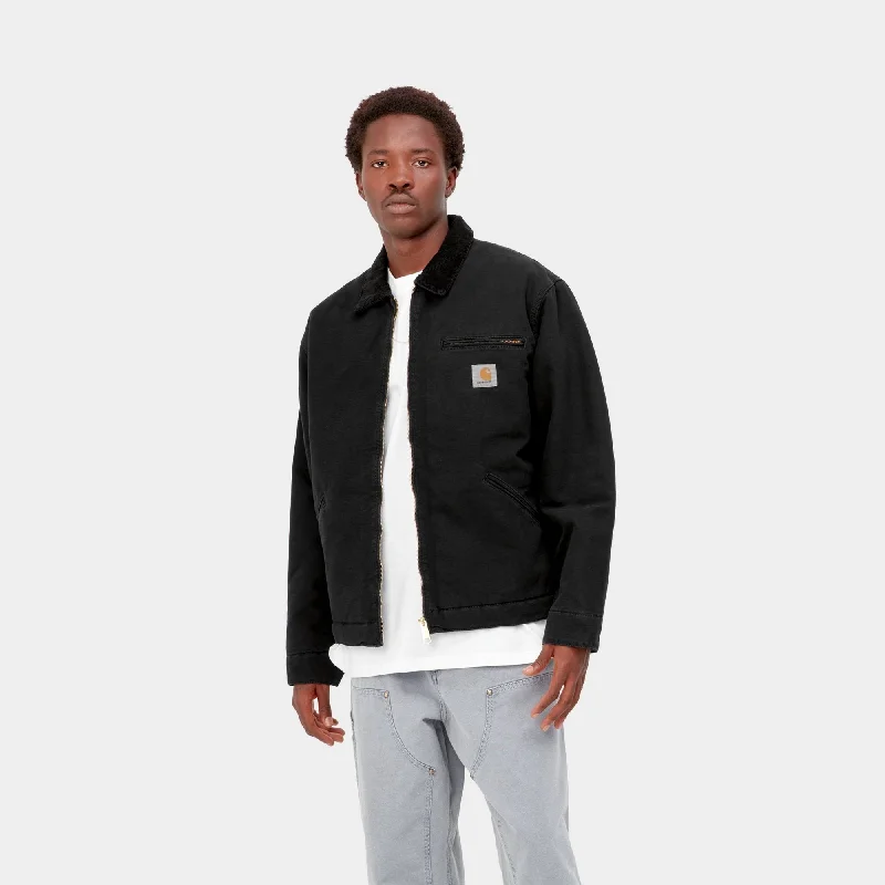 OG Detroit Jacket (Winter) | Black (aged canvas)