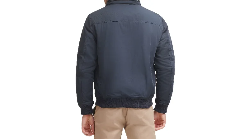 Polytwill 2-Pocket Military Bomber Jacket