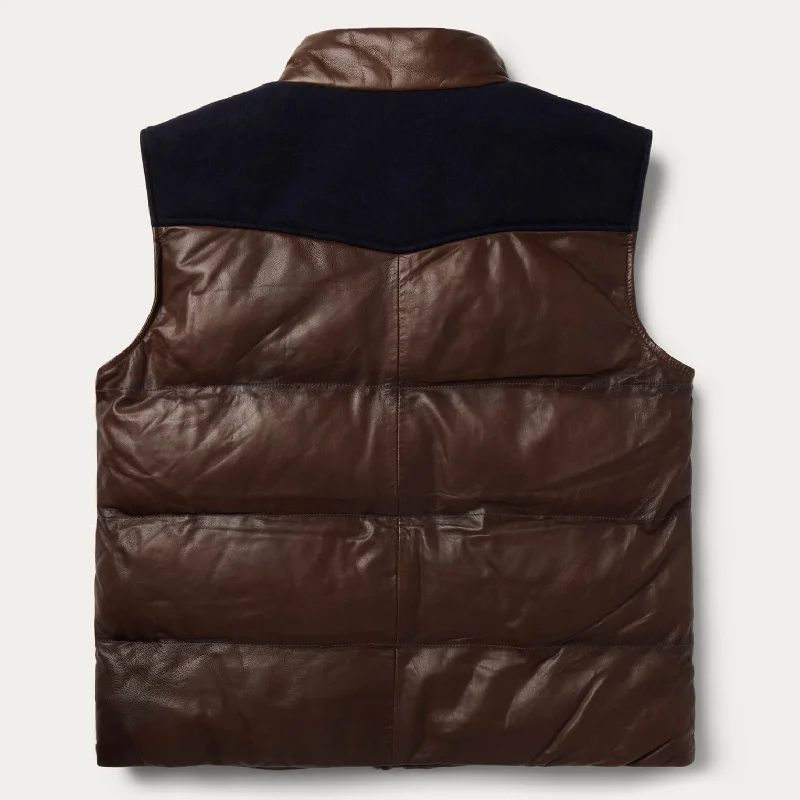 Quilted Leather Vest