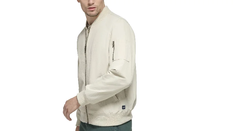 Recycled Sail Nylon Bomber Jacket