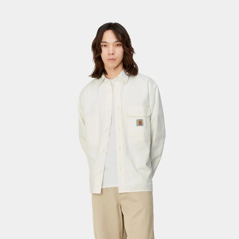 Reno Shirt Jacket | Off-White (garment dyed)