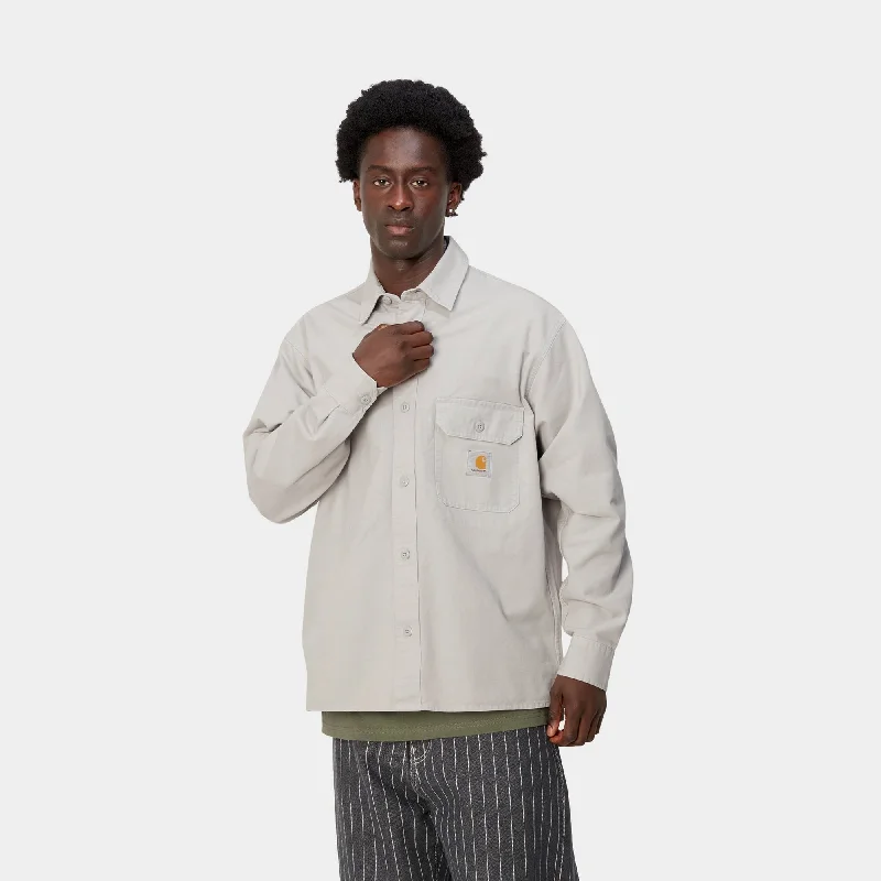 Reno Shirt Jacket | Sonic Silver (garment dyed)