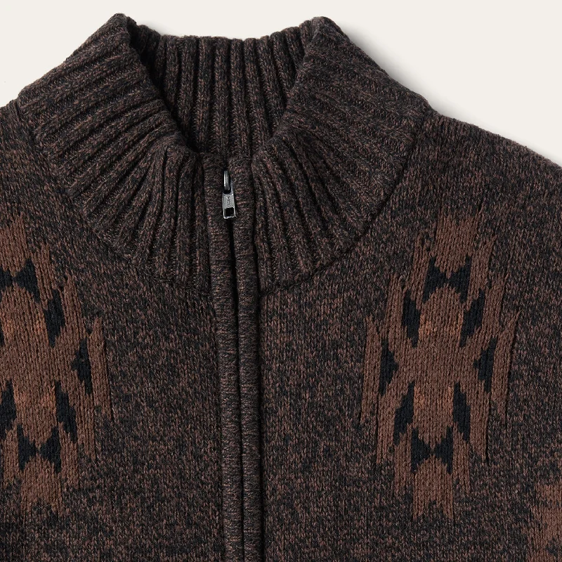 Vertical Aztec Cardigan