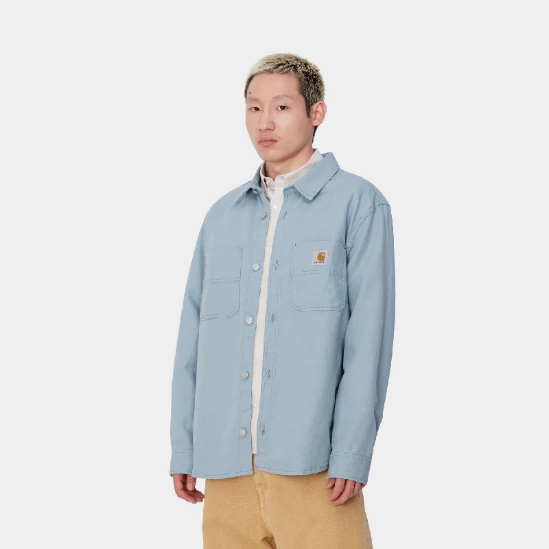 Walter Linen Shirt Jacket | Misty Sky