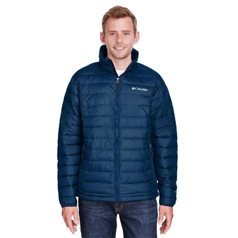 Columbia Men's Collegiate Navy Powder Lite Jacket